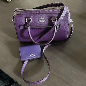 Coach Crossbody/handbag w small wallet